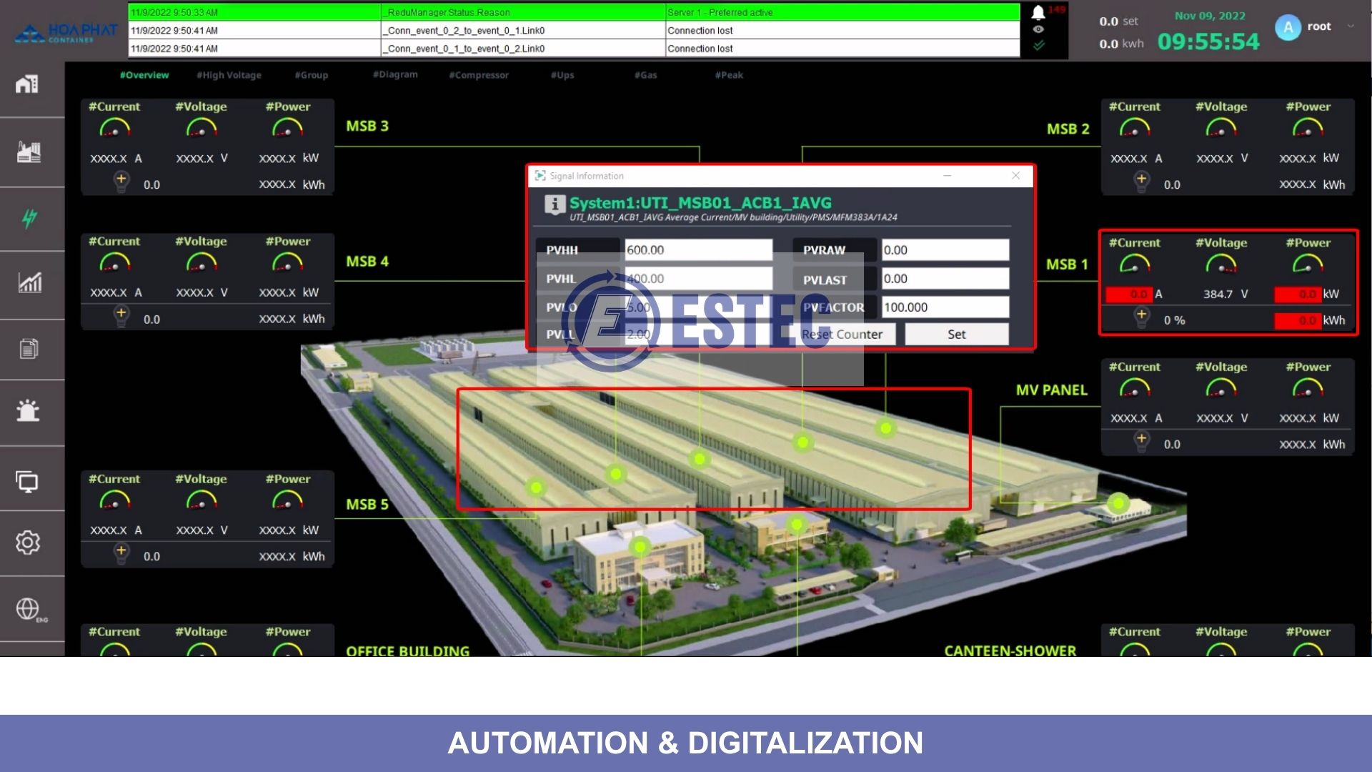NÂNG CAO HIỆU QUẢ VẬN HÀNH VỚI HỆ THỐNG SCADA TẠI NHÀ MÁY CONTAINER HÒA PHÁT 